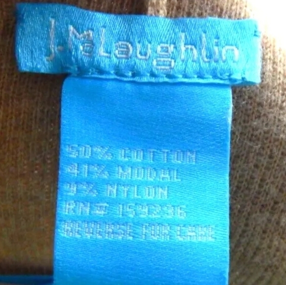 J. Mclaughlin Blue Beige Wrap - Picture 2 of 3